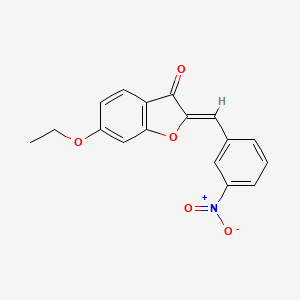 (Z)-6-ethoxy-2-(3-nitrobenzylidene)benzofuran-3(2H)-one