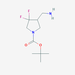 tert-Butyl 4-(aminomethyl)-3,3-difluoropyrrolidine-1-carboxylate