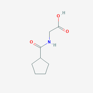 molecular formula C8H13NO3 B2520576 2-(环戊基甲酰胺基)乙酸 CAS No. 82291-54-1