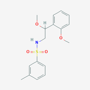 N-(2-methoxy-2-(2-methoxyphenyl)ethyl)-3-methylbenzenesulfonamide