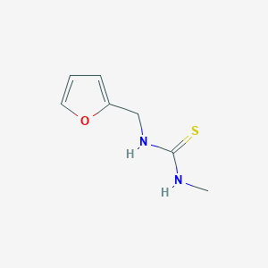 molecular formula C7H10N2OS B2520623 1-(Furan-2-ylmethyl)-3-methylthiourea CAS No. 59814-98-1