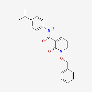 1-(benzyloxy)-N-(4-isopropylphenyl)-2-oxo-1,2-dihydropyridine-3-carboxamide
