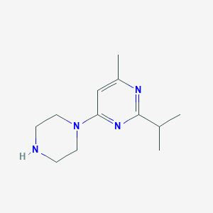2-Isopropyl-4-methyl-6-piperazin-1-yl-pyrimidine