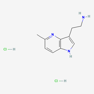 2-{5-methyl-1H-pyrrolo[3,2-b]pyridin-3-yl}ethan-1-amine dihydrochloride
