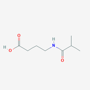 molecular formula C8H15NO3 B2520689 4-Isobutyramidobutanoic acid CAS No. 117704-85-5