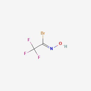 (1E)-2,2,2-trifluoro-N-hydroxyethanimidoyl bromide