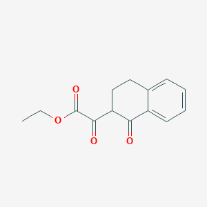 Ethyl 2-oxo-2-(1-oxo-1,2,3,4-tetrahydronaphthalen-2-yl)acetate