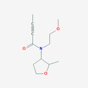 N-(2-Methoxyethyl)-N-(2-methyloxolan-3-yl)but-2-ynamide