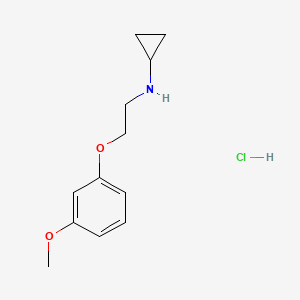 N-(2-(3-methoxyphenoxy)ethyl)cyclopropanamine hydrochloride
