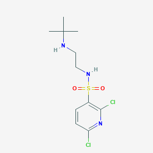 N-[2-(tert-butylamino)ethyl]-2,6-dichloropyridine-3-sulfonamide