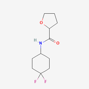 N-(4,4-difluorocyclohexyl)oxolane-2-carboxamide