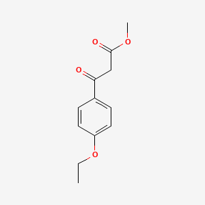 molecular formula C12H14O4 B2520846 Methyl 3-(4-ethoxyphenyl)-3-oxopropanoate CAS No. 294881-06-4