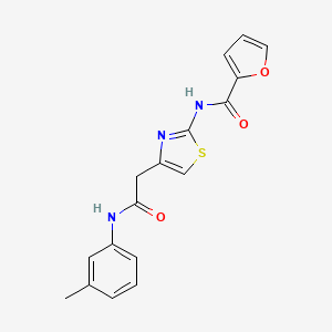 N-(4-(2-oxo-2-(m-tolylamino)ethyl)thiazol-2-yl)furan-2-carboxamide
