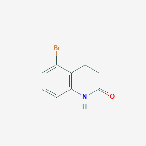 molecular formula C10H10BrNO B2520882 5-溴-4-甲基-3,4-二氢-1H-喹啉-2-酮 CAS No. 2408969-61-7
