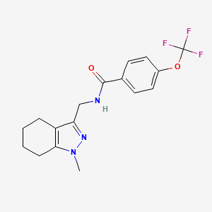 N-((1-methyl-4,5,6,7-tetrahydro-1H-indazol-3-yl)methyl)-4-(trifluoromethoxy)benzamide
