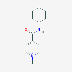 molecular formula C13H19N2O+ B252091 1-Methyl-4-(cyclohexylcarbamoyl)pyridinium 