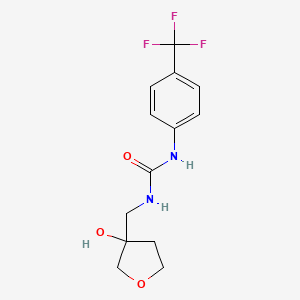 1-((3-Hydroxytetrahydrofuran-3-yl)methyl)-3-(4-(trifluoromethyl)phenyl)urea