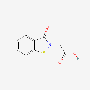2-(3-oxobenzo[d]isothiazol-2(3H)-yl)acetic acid