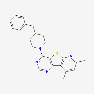 4-(4-Benzylpiperidin-1-yl)-7,9-dimethylpyrido[3',2':4,5]thieno[3,2-d]pyrimidine