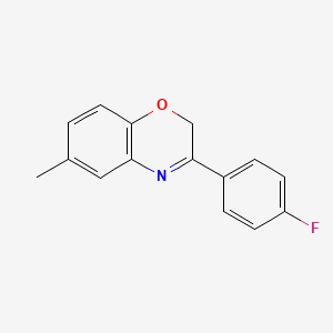 3-(4-fluorophenyl)-6-methyl-2H-1,4-benzoxazine