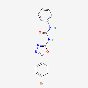 1-(5-(4-Bromophenyl)-1,3,4-oxadiazol-2-yl)-3-phenylurea