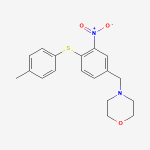 4-{4-[(4-Methylphenyl)sulfanyl]-3-nitrobenzyl}morpholine
