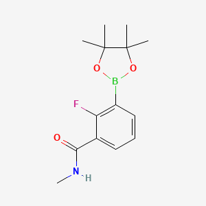 2-Fluoro-3-(methylcarbamoyl)phenylboronic acid pinacol ester