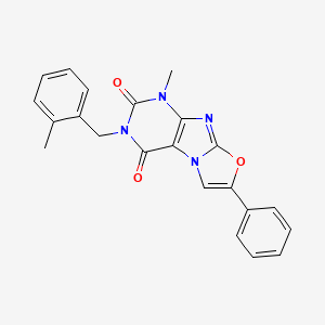 1-methyl-3-(2-methylbenzyl)-7-phenyloxazolo[2,3-f]purine-2,4(1H,3H)-dione
