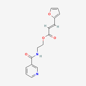 (E)-2-(nicotinamido)ethyl 3-(furan-2-yl)acrylate