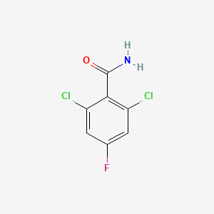 molecular formula C7H4Cl2FNO B2521201 2,6-Dichloro-4-fluorobenzamide CAS No. 1798748-69-2