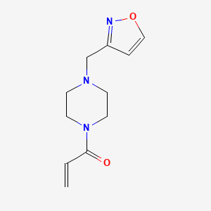 1-[4-(1,2-Oxazol-3-ylmethyl)piperazin-1-yl]prop-2-en-1-one