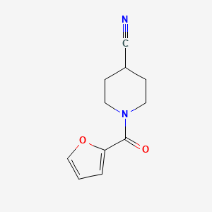 molecular formula C11H12N2O2 B2521225 1-(Furan-2-carbonyl)piperidine-4-carbonitrile CAS No. 1175867-70-5