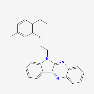 6-{2-[5-methyl-2-(propan-2-yl)phenoxy]ethyl}-6H-indolo[2,3-b]quinoxaline