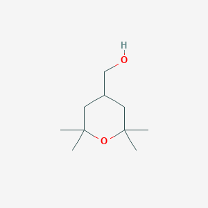 molecular formula C10H20O2 B2521252 (2,2,6,6-tetramethyl-tetrahydro-2H-pyran-4-yl)methanol CAS No. 1314398-25-8