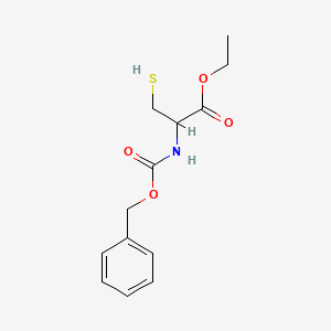 molecular formula C13H17NO4S B2521263 2-[(苯甲氧基羰基)氨基]-3-硫代丙酸乙酯 CAS No. 1396979-03-5