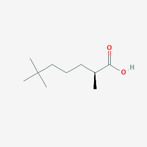 molecular formula C10H20O2 B2521265 (2S)-2,6,6-Trimethylheptanoic acid CAS No. 2248198-93-6