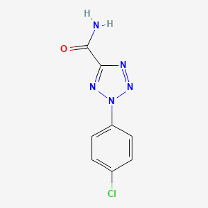 2-(4-chlorophenyl)-2H-tetrazole-5-carboxamide