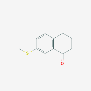 molecular formula C11H12OS B2521283 7-methylsulfanyl-3,4-dihydro-2H-naphthalen-1-one CAS No. 857995-47-2