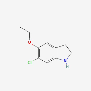 6-chloro-5-ethoxy-2,3-dihydro-1H-indole