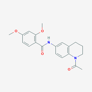 N-(1-acetyl-3,4-dihydro-2H-quinolin-6-yl)-2,4-dimethoxybenzamide