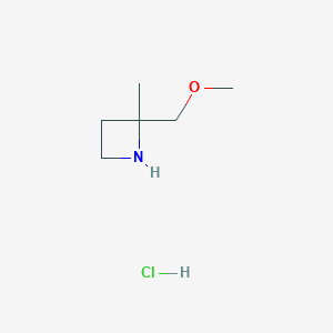 2-(Methoxymethyl)-2-methylazetidine;hydrochloride