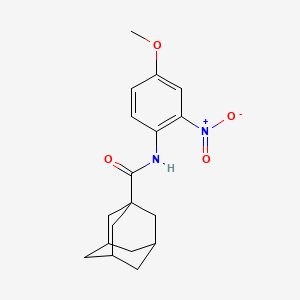 molecular formula C18H22N2O4 B2521331 N-(4-methoxy-2-nitrophenyl)adamantane-1-carboxamide CAS No. 300808-90-6