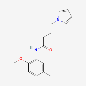 N-(2-methoxy-5-methylphenyl)-4-(1H-pyrrol-1-yl)butanamide