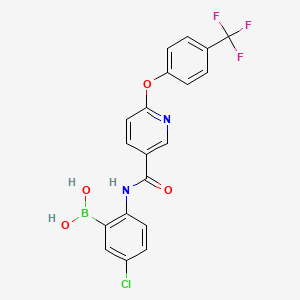 molecular formula C19H13BClF3N2O4 B2521350 Hsl-IN-1 CAS No. 2095156-13-9