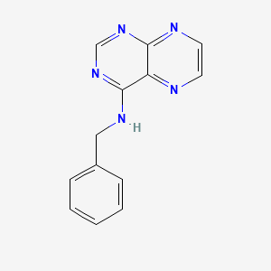 molecular formula C13H11N5 B2521355 N-benzylpteridin-4-amine CAS No. 18292-93-8