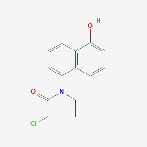 2-Chloro-N-ethyl-N-(5-hydroxynaphthalen-1-yl)acetamide