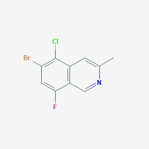 6-Bromo-5-chloro-8-fluoro-3-methylisoquinoline