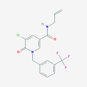 N-allyl-5-chloro-6-oxo-1-[3-(trifluoromethyl)benzyl]-1,6-dihydro-3-pyridinecarboxamide