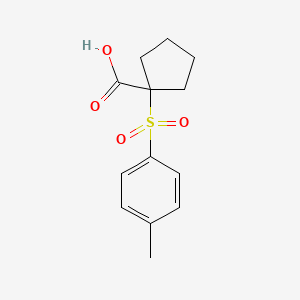 1-(4-Methylbenzenesulfonyl)cyclopentane-1-carboxylic acid