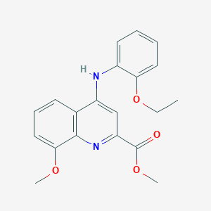Methyl 4-((2-ethoxyphenyl)amino)-8-methoxyquinoline-2-carboxylate